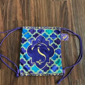 4/$45 Disney Aladdin Drawstring Bag Genie